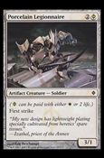 Magic the Gathering: New Phyrexia card 19 Porcelain Legionnaire