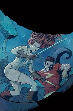 Red Sonja: The Superpowers issue 5-I Lee Ferguson Virgin Cover