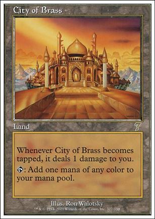 Magic the Gathering: 7th Edition (Base Set) card 327 City of Brass