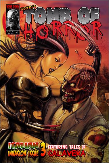 Blokes Tomb of Horror issue 7-B Fight Cover