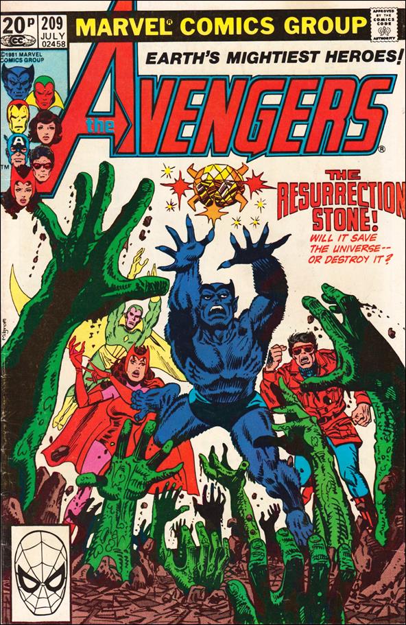 Avengers (1963) issue 209-B UK Price Cover