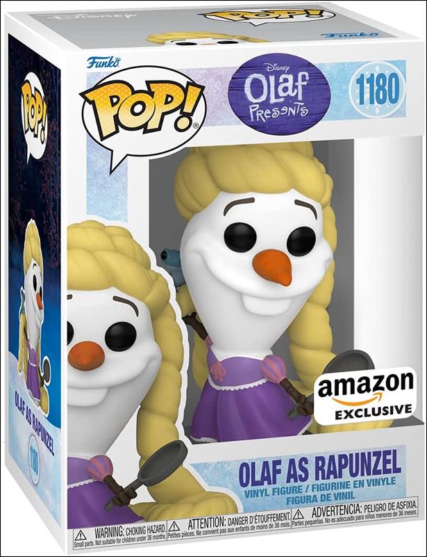 POP! Disney figure 1180 Olaf as Rapunzel Amazon Exclusive