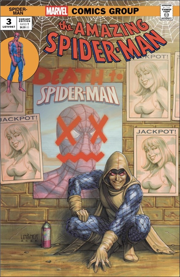 Amazing Spider-Man (2025) issue 3-I Retailer Ex. Joseph Michael Linsner Dress Cover