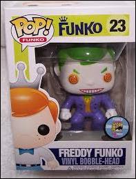 Pop! Funko - Freddy Funko figure 23 Batman (The Joker) SDCC  1/200