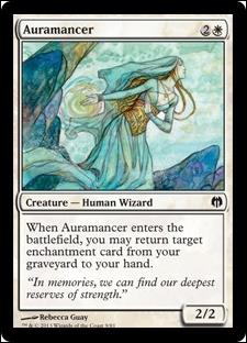 Magic the Gathering: Duel Decks: Heroes vs. Monsters (Base Set) card 9 Auramancer