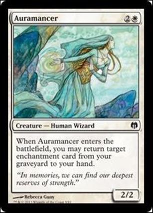 Magic the Gathering: Duel Decks: Heroes vs. Monsters (Base Set) card 9 Auramancer