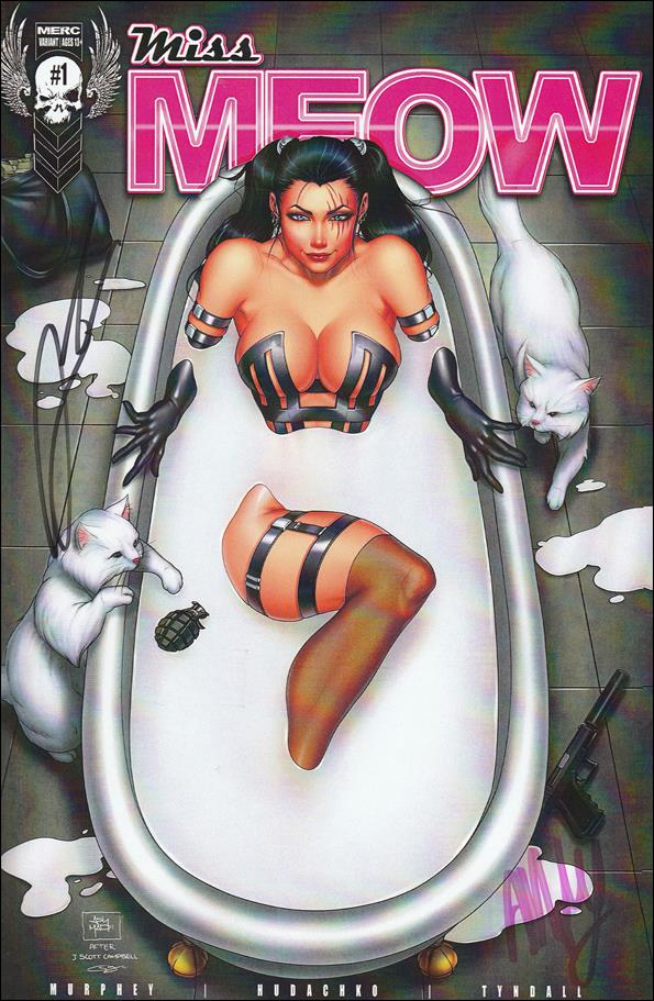 Miss Meow (2021) issue 1-E Ash Madi "Milk Bath "Cover