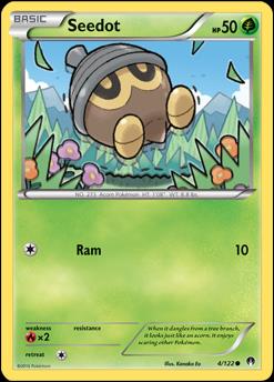 Pokemon XY: BREAKpoint (Base Set) card 4 Seedot