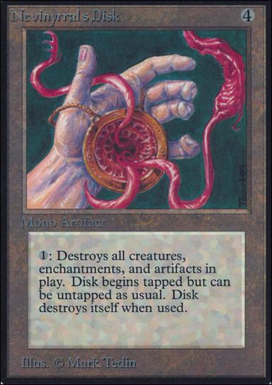 Magic the Gathering: Limited Edition Alpha (Base Set) card 267 Nevinyrral's Disk