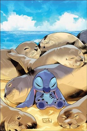 Lilo & Stitch issue 7-F Edwin Galmon Virgin 1:10 Cardstock Cover