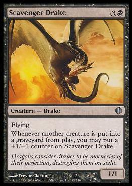 Magic the Gathering: Shards of Alara (Base Set) card 85 Scavenger Drake