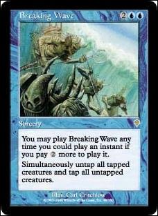 Magic the Gathering: Invasion (Base Set) card 48 Breaking Wave