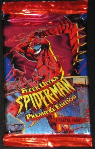 Fleer Ultra Spider-Man card 2-B Sealed Pack (Carnage)
