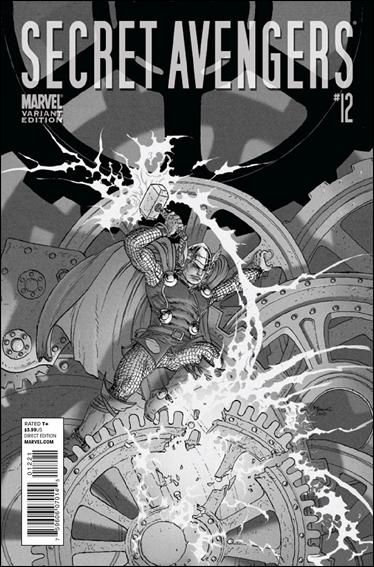 Secret Avengers (2010) issue 12-B Michael Kaluta 1:15 "Thor Goes Hollywood" Cover