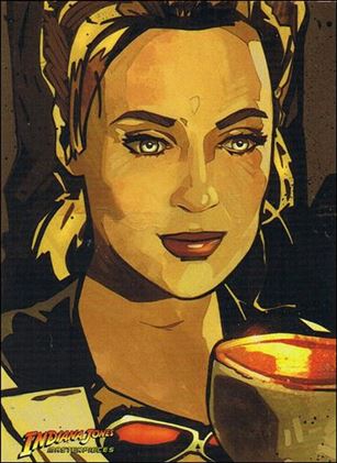 Indiana Jones Masterpieces (Base Set) card 16 Elsa Schneider