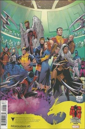 Marauders (2019) issue 5-B Tony S. Daniel Dark Phoenix 40th Anniversary Cover