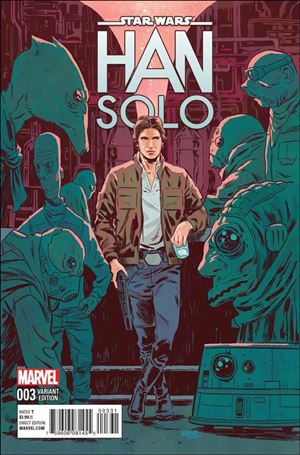 Han Solo issue 3-D Michael Walsh 1:25 Cover