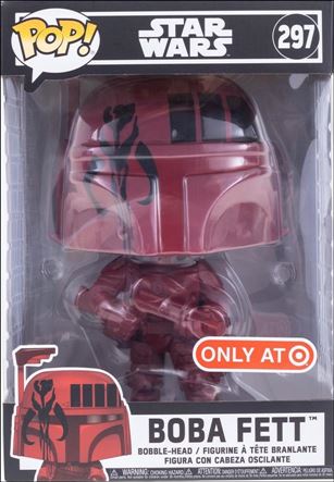 POP! Star Wars figure 297-K Boba Fett (Futura Red) (10 Inch) Target