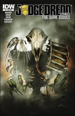 Judge Dredd Classics: The Dark Judges issue 4-B Sam Shearon Subscription Cover