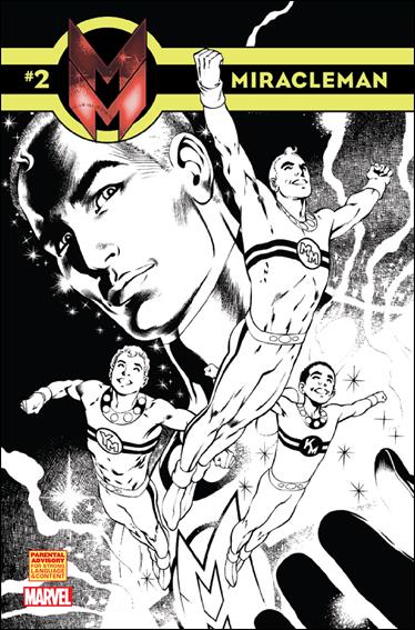 Miracleman (2014) issue 2-E Alan Davis 1:100 Black and White Cover