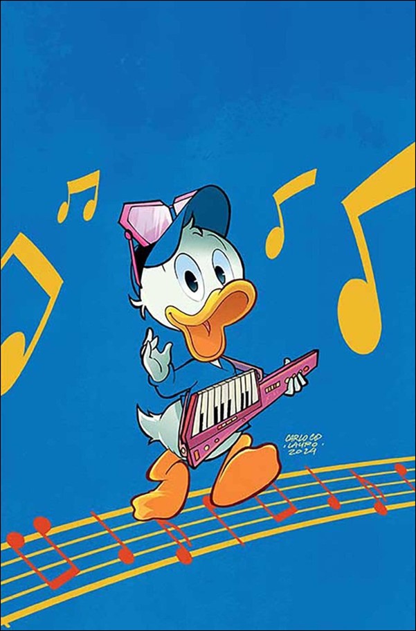 Ducktales (2024) issue 3-T Carlo Lauro Foil Virgin 1:10 Cover