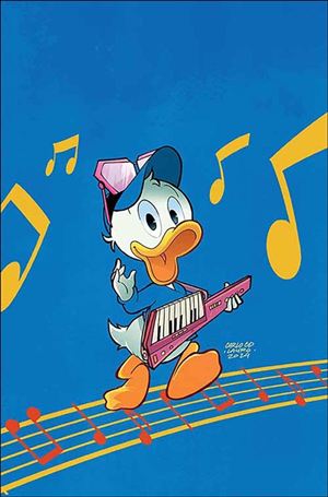 Ducktales (2024) issue 3-T Carlo Lauro Foil Virgin 1:10 Cover