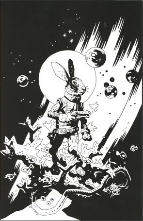 Star Wars Hyperspace Stories Jaxxon Annual 2023 issue 1-B Mike Mignola SDCC Virgin B&W Cover 1/3000