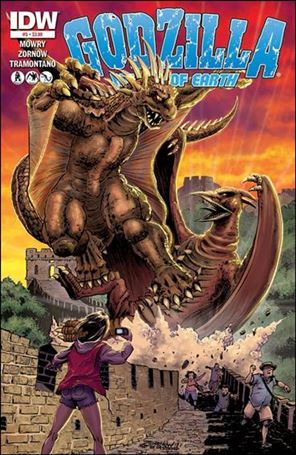 Godzilla: Rulers of the Earth issue 5 Jeff Zarnov Cover