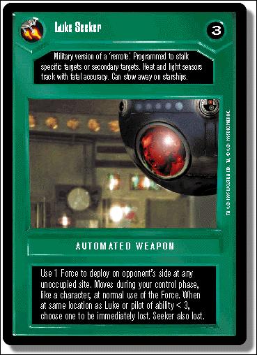 Star Wars: Premiere Limited (Base Set) card 151 Luke Seeker