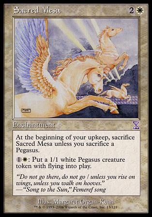 Magic the Gathering: Time Spiral (Timeshifted Subset) card 13 Sacred Mesa