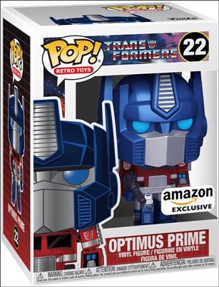 POP! Retro Toys figure 22-B Optimus Prime (Metallic) Amazon Exclusive
