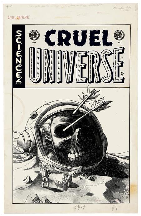 Cruel Universe issue 3-D Dave Johnson B&W 1:20 Cover