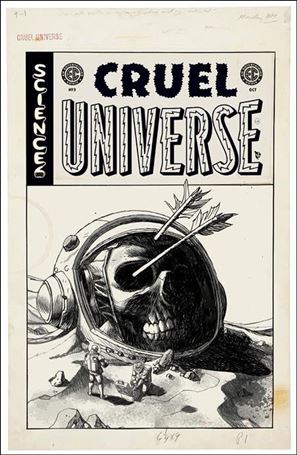 Cruel Universe issue 3-D Dave Johnson B&W 1:20 Cover