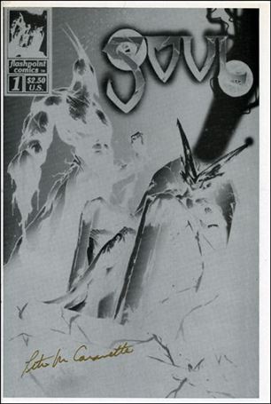 Soul (1994) issue 1-B Black and White Signed Cover 