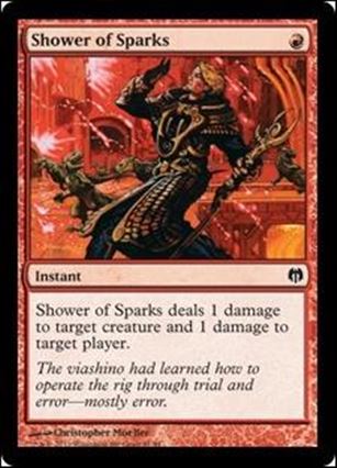 Magic the Gathering: Duel Decks: Heroes vs. Monsters (Base Set) card 61 Shower of Sparks