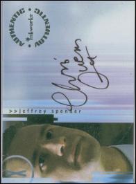 X-Files: Season 9 (Autograph Subset) card A18 Chris Owens as Jeffrey Spender