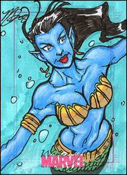 Women of Marvel (SketchaFEX Subset) card MG Matthew Goodmanson 1/300