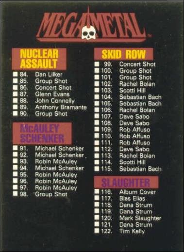 Mega Metal (Base Set) card 150 Checklist 2