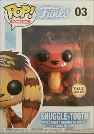 Pop! Monsters figure 3-B Snuggle-Tooth (Orange Fall Series)