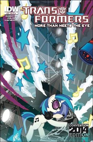 Transformers: More Than Meets the Eye (2012) issue 30-E Tony Fleecs Botcon 2014 Left Side Cover