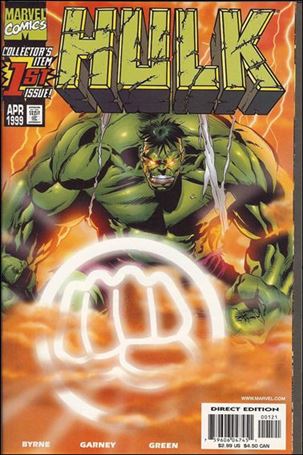 Hulk (1999) issue 1-B Sunburst Cover 1:4