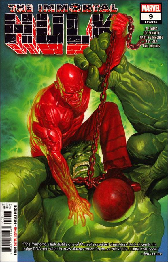 Immortal Hulk issue 9 Alex Ross Cover
