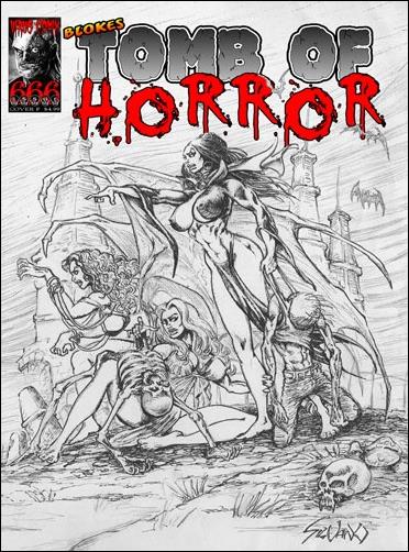 Blokes Tomb of Horror issue '666'-F Sketch Cover