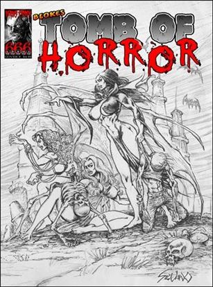 Blokes Tomb of Horror issue '666'-F Sketch Cover
