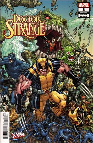 Doctor Strange (2018) issue 8-B Nick Bradshaw X-Men Cover