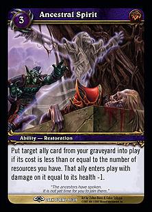 World of Warcraft: Through the Dark Portal (Base Set) card 91 Ancestral Spirit