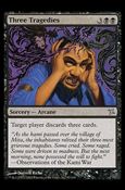 Magic the Gathering: Betrayers of Kamigawa (Base Set) card 87 Three Tragedies