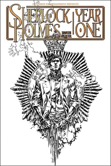 Sherlock Holmes: Year One issue 4-D Daniel Indro 1:10 Sketch Cover