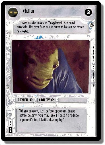 Star Wars: A New Hope Limited (Base Set) card 93 Zutton