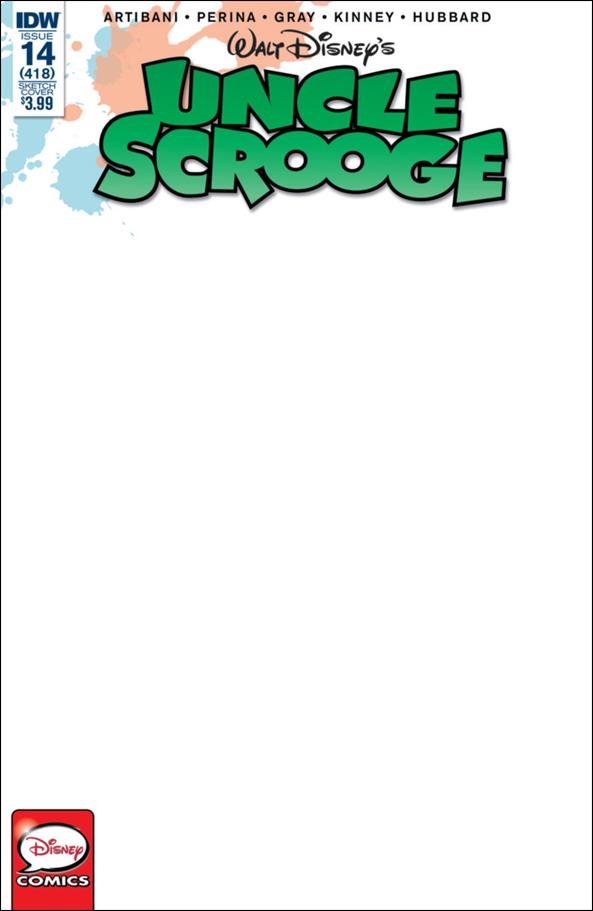 Uncle Scrooge (2015) issue 14-C Blank/Sketch Cover